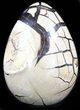 Septarian Dragon Egg Geode With Removable Section #34691-1